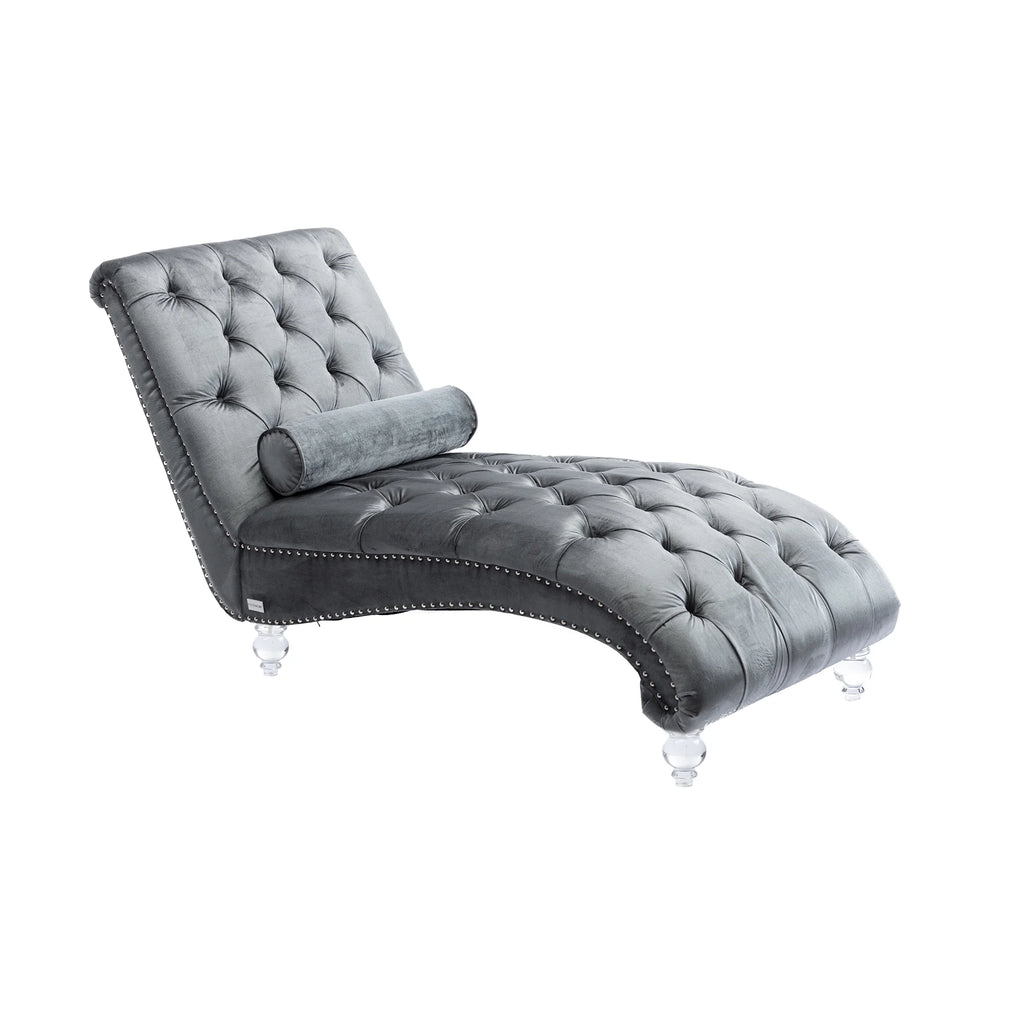 Leisure Concubine Sofa With Acrylic Feet H852089