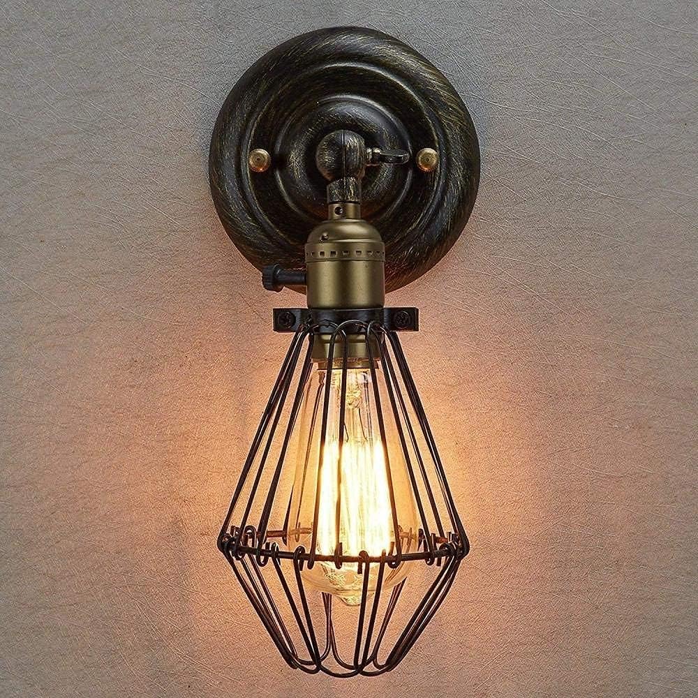 Retro Cage Wall Lamp P816641