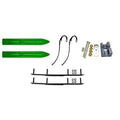 Green Trail 6 inch Snowmobile Skis Complete Kit Arctic Cat 2009 and 2010-11 K630