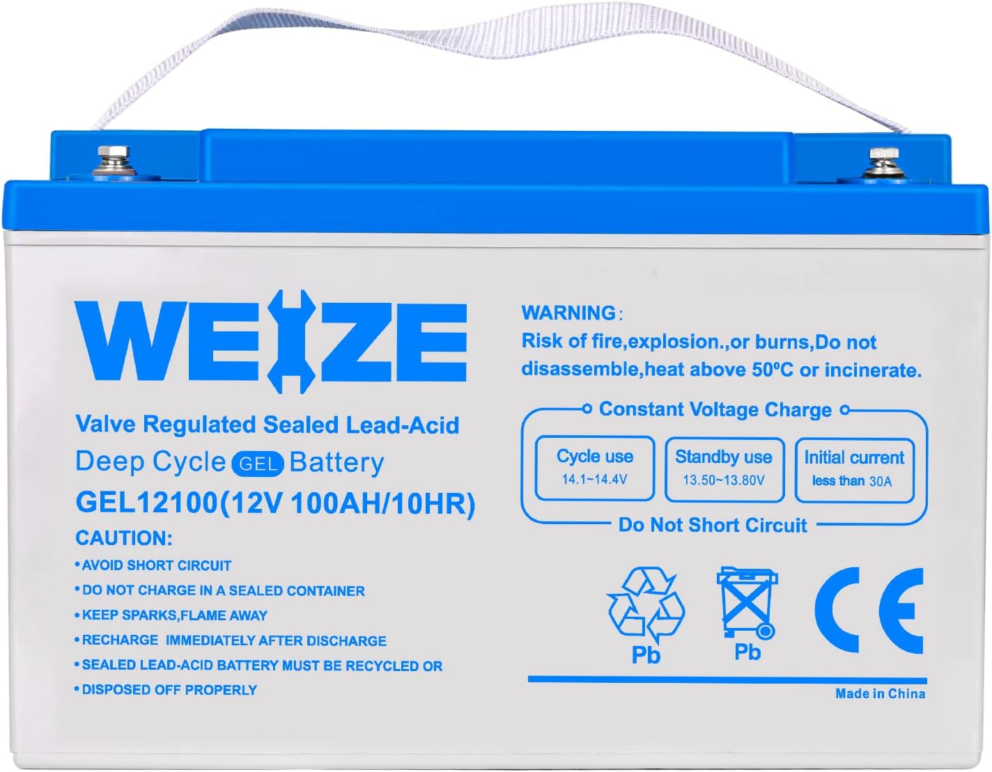 12V 100AH Deep Cycle AGM Battery C1203