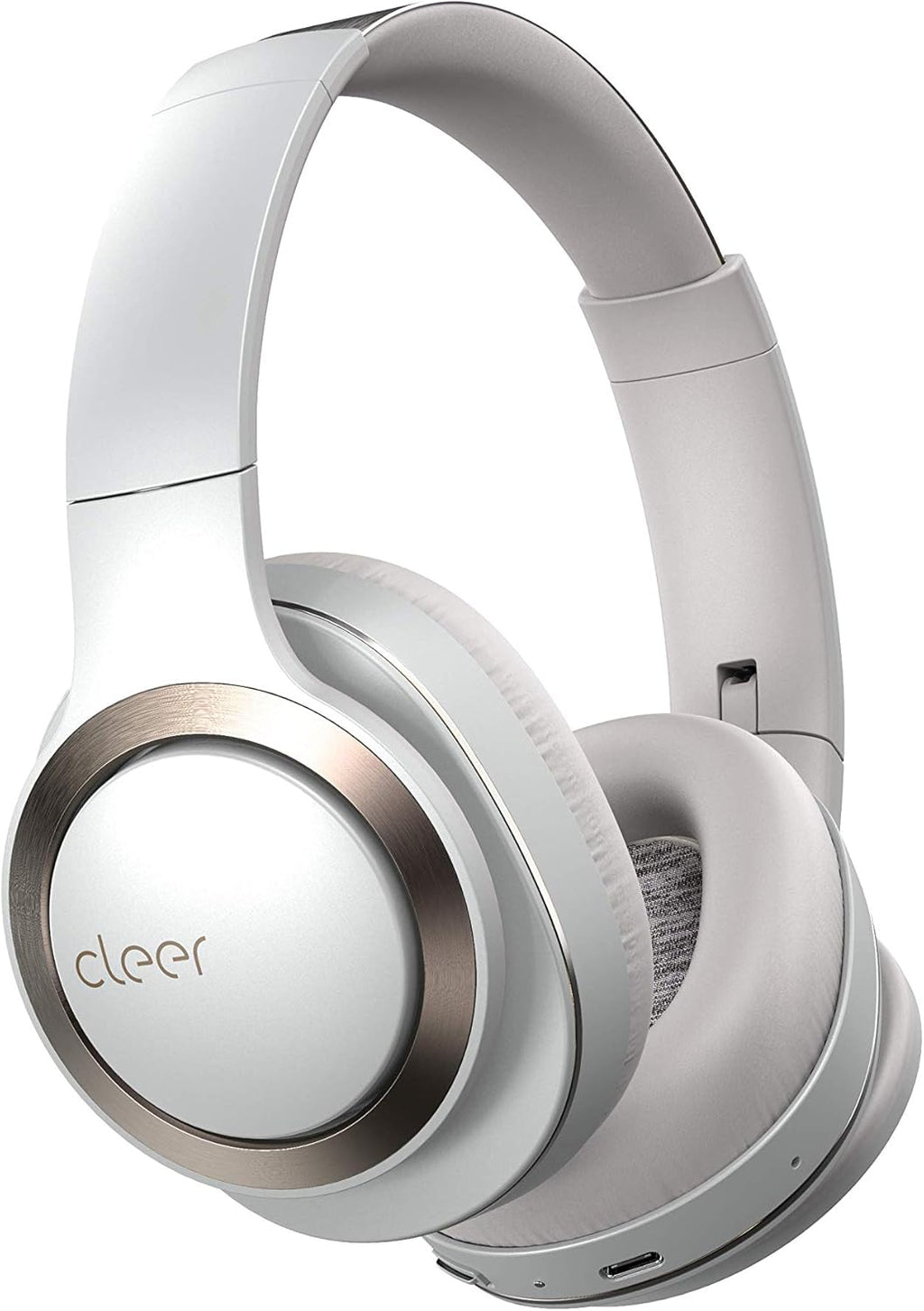 Light Grey Noise Cancelling Bluetooth Headphones with 60 Hour Battery T577