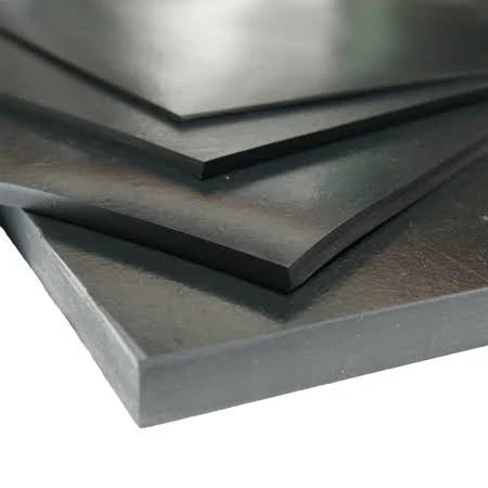 Black 3/16 in. Thick x 36 in. Length x 168 in. Width Rubber Sheet G709