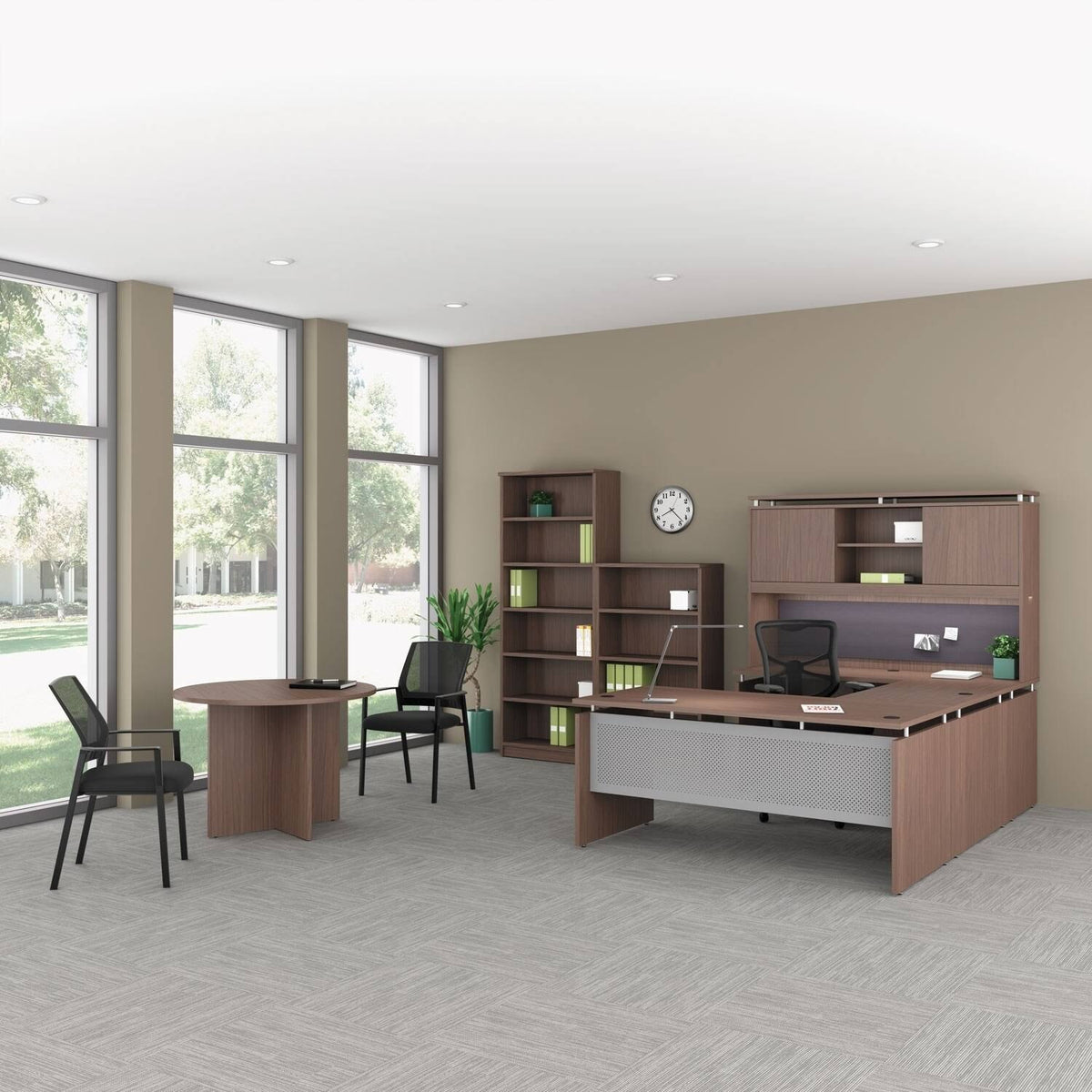 Four-Shelf Bookcase Espresso L1320