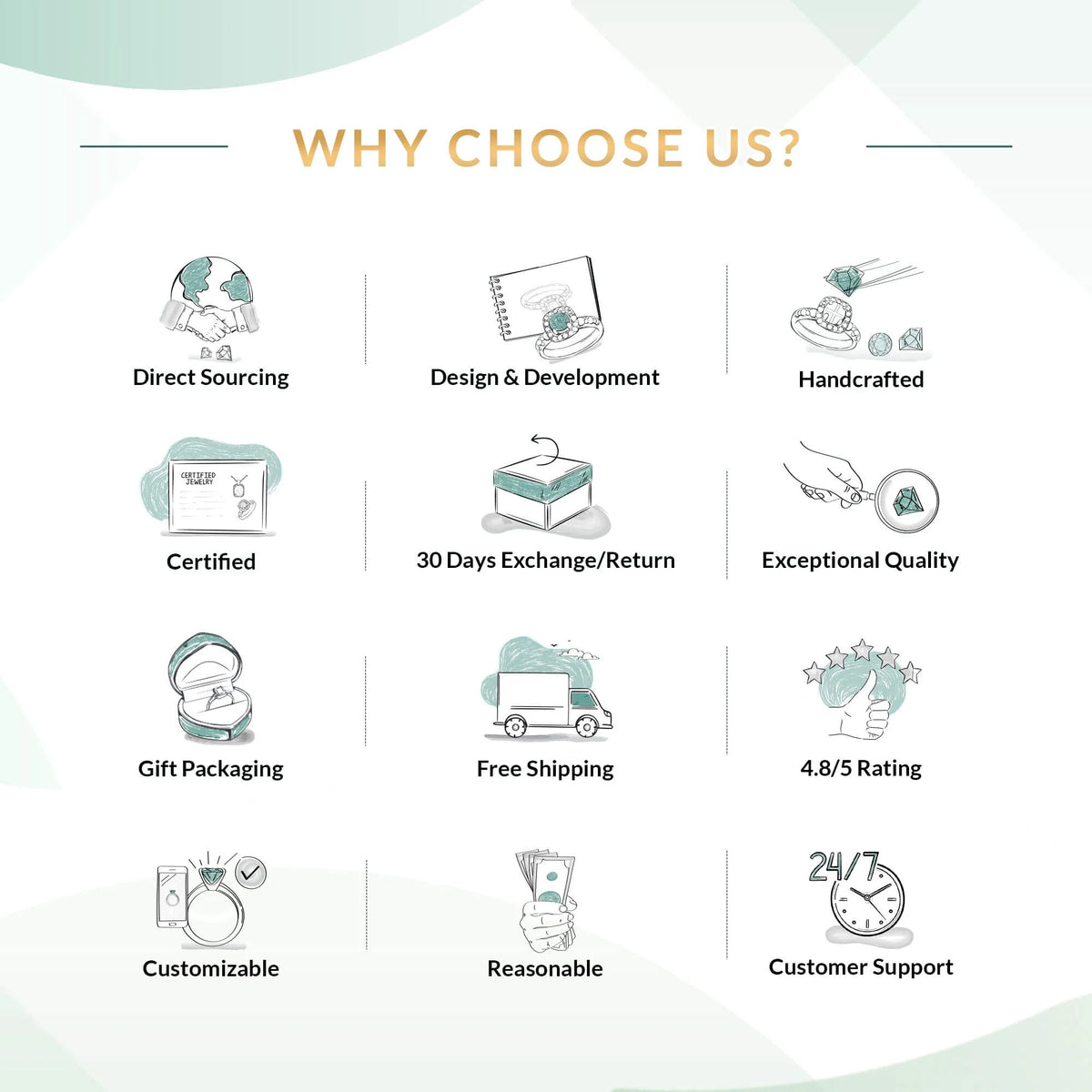 2.5 CT Lab Created Ruby and Moissanite Engagement Ring in Gold, 925 Sterling Silver N101473