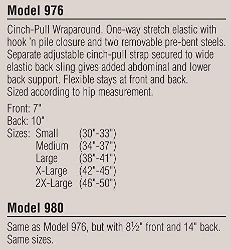 Back Support Brace with Steel Stays L223560