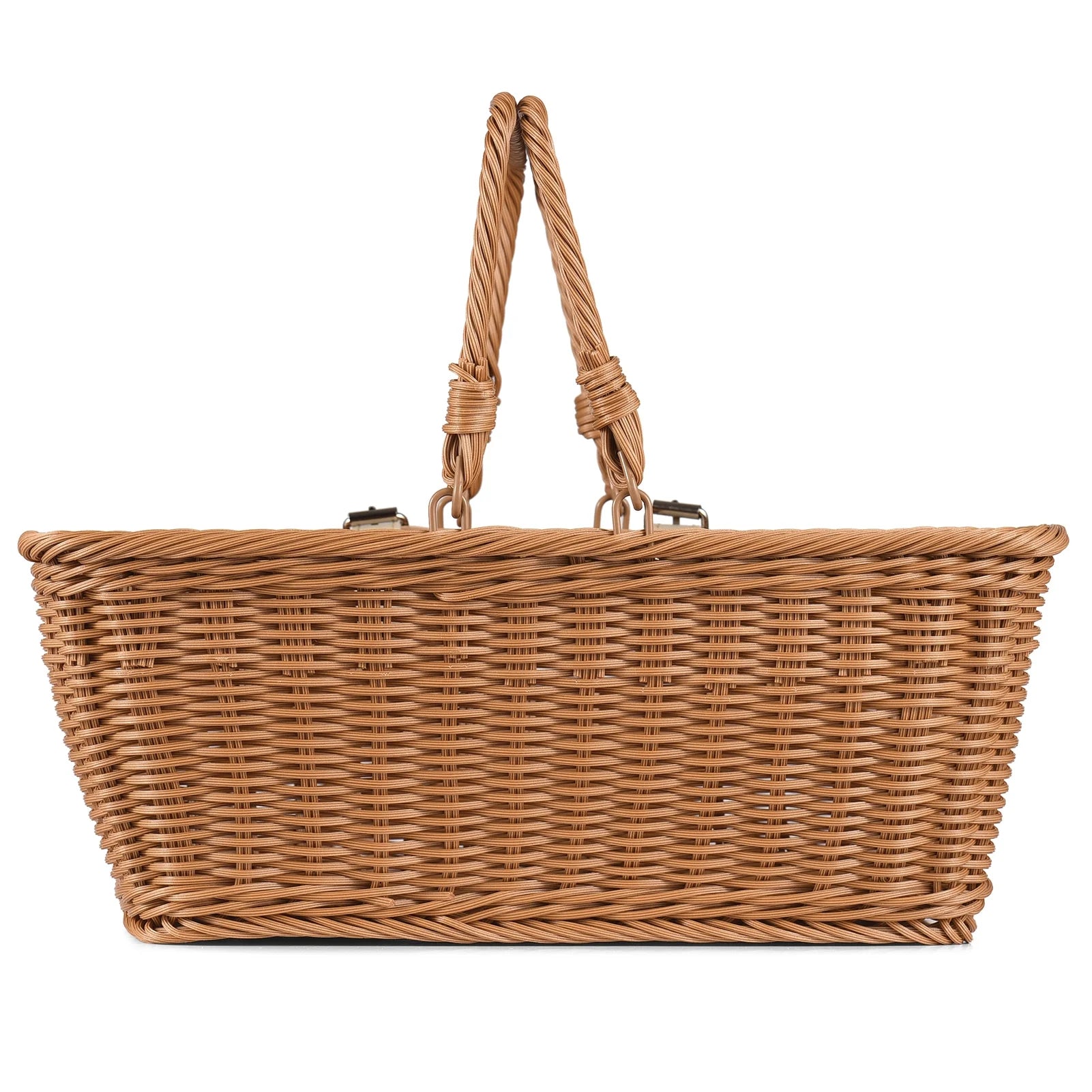 Hand Woven Wicker Bike Basket W3411
