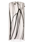 White Glass Drum Pendant Shade X993367