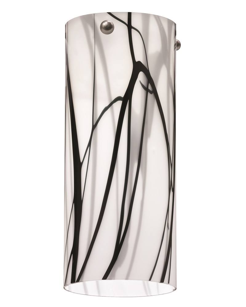White Glass Drum Pendant Shade X993367