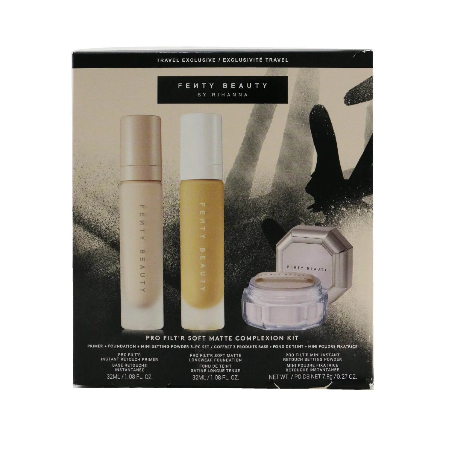 Foundation 32ml + Primer 32ml + Setting Powder 7.8g 3pcs D22827