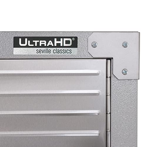 Solid Steel Rolling Lockable Metal Storage Cabinet with Adjustable Shelves, 36" W x 18" D x 72" H, Granite G1359