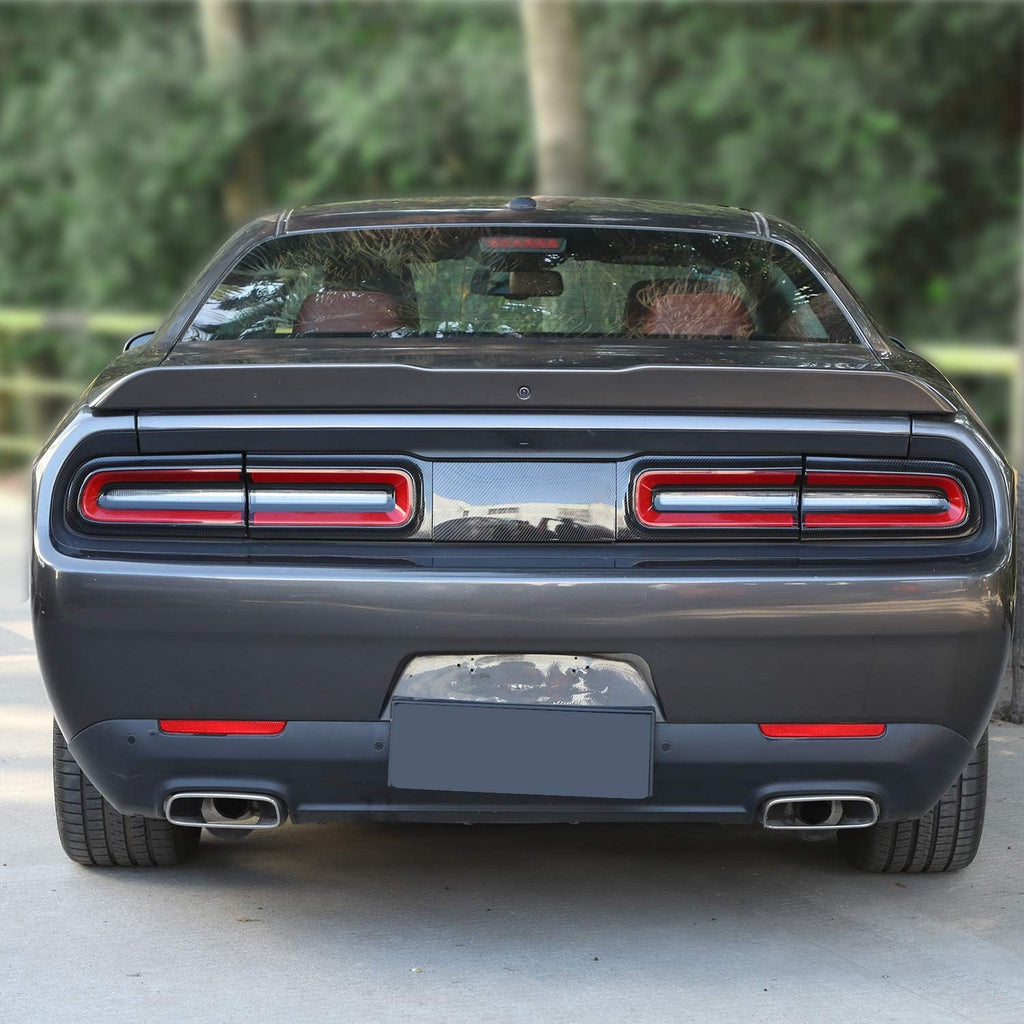 Carbon Fiber Grain Taillight Cover Trim Accessories Pack of 2 R52625