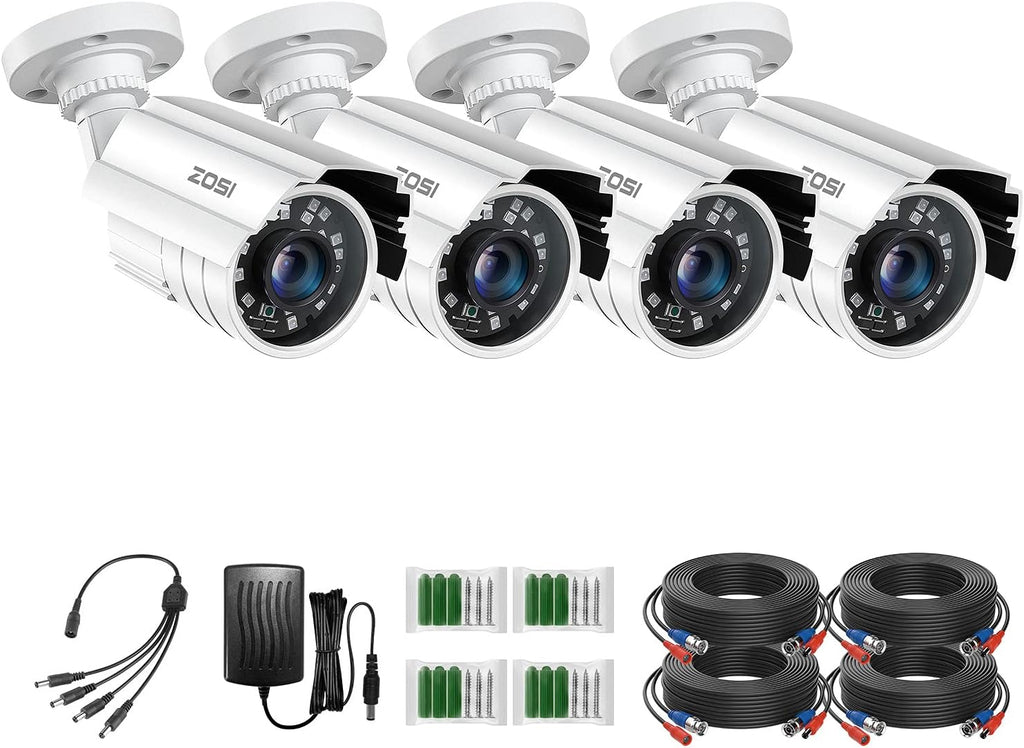 2MP 1080p Outdoor Indoor Security Bullet Camera with 80ft IR Night Vision K9781