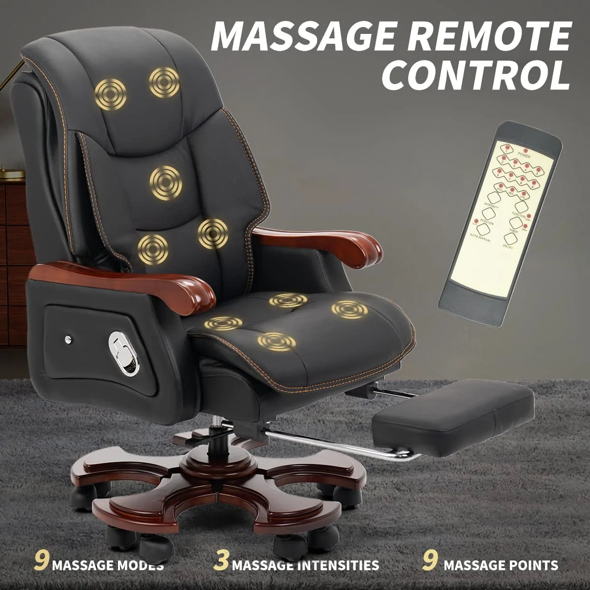 Leather Executive Swivel Office Chair V158