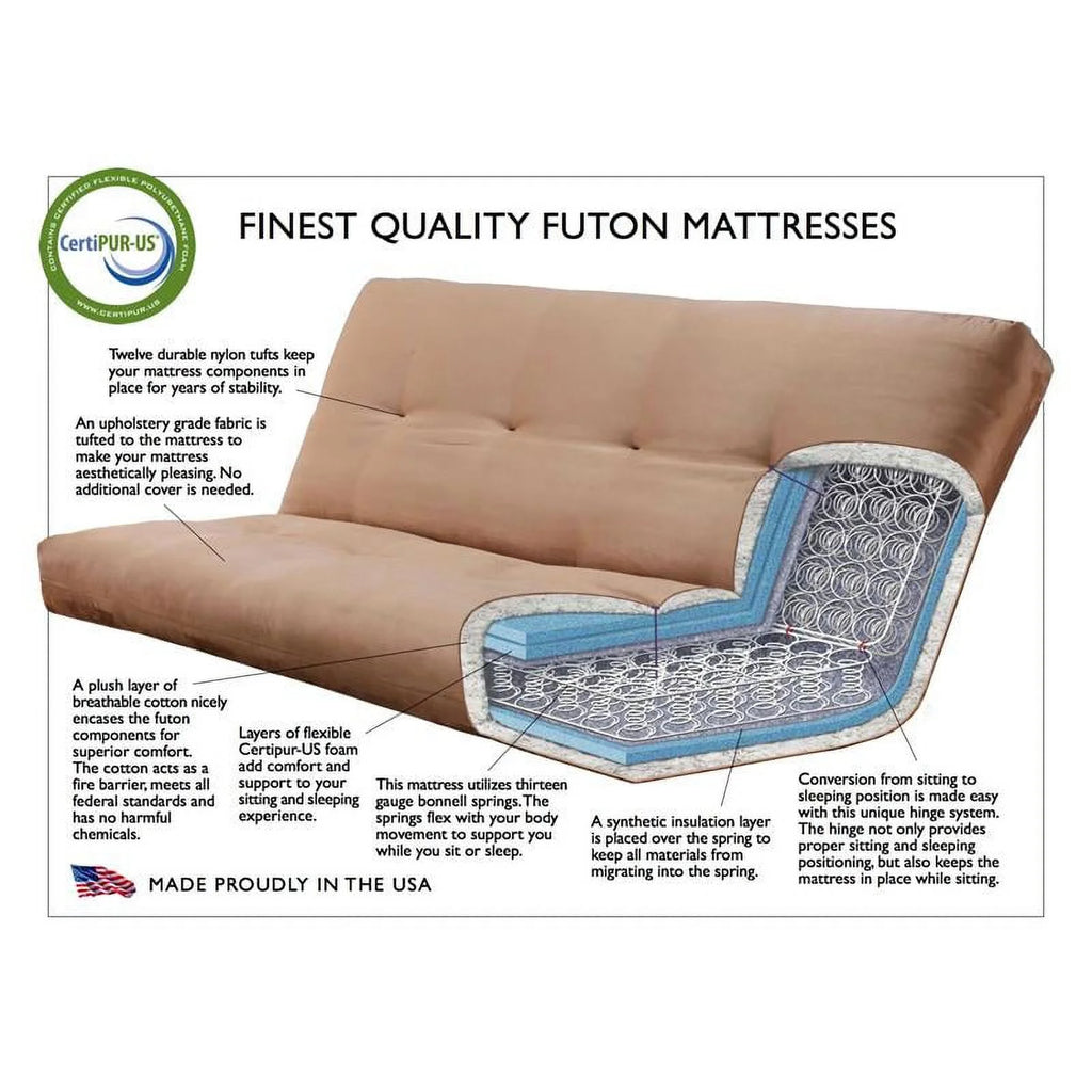 Mocha Finish Linen Cocoa Mattress Y4554