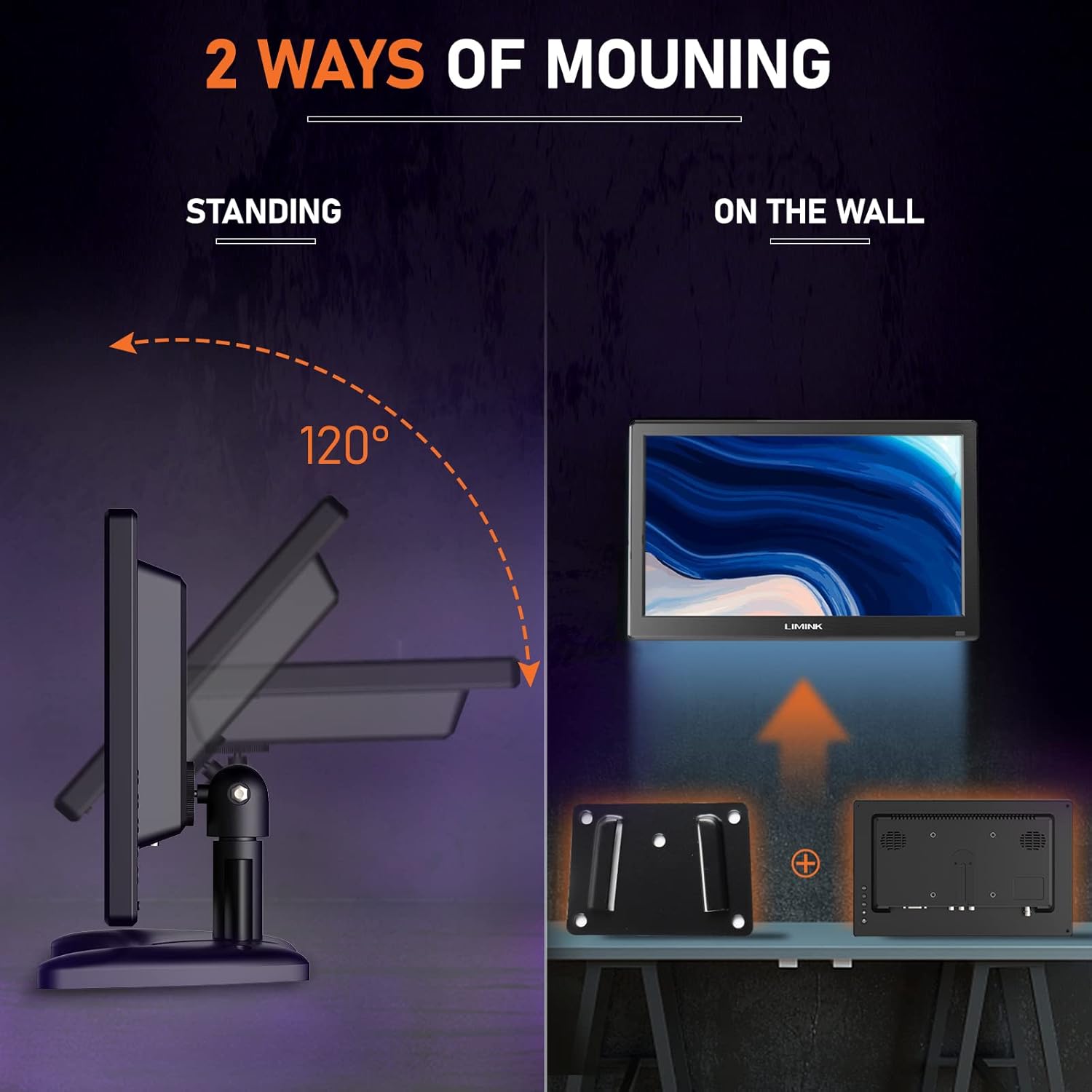 HD 1920 x 1080P 60Hz IPS HDMI Portable Monitor V395487