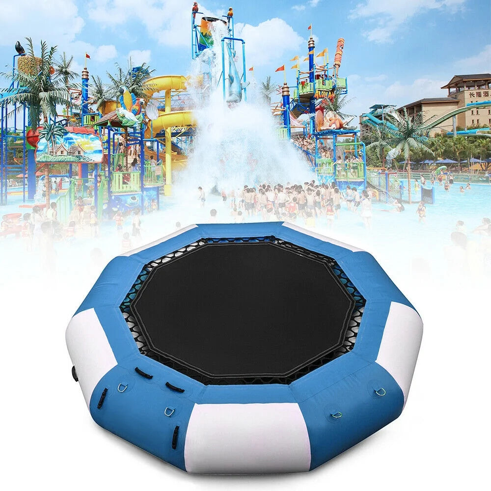 17Ft Inflatable Water Trampoline Floating Jump Bounce Platform 400kg/ 880lb L333