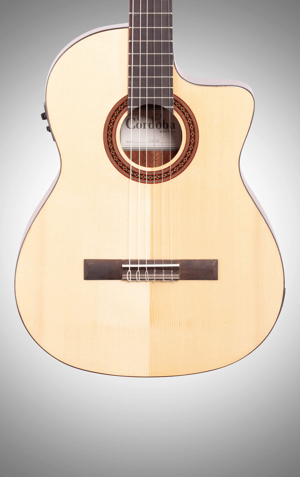 Natural Classical Acoustic-Electric Guitar U217