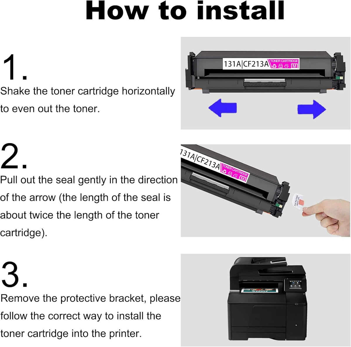2 Pack Toner Cartridge Replacement for HP Printer W77501