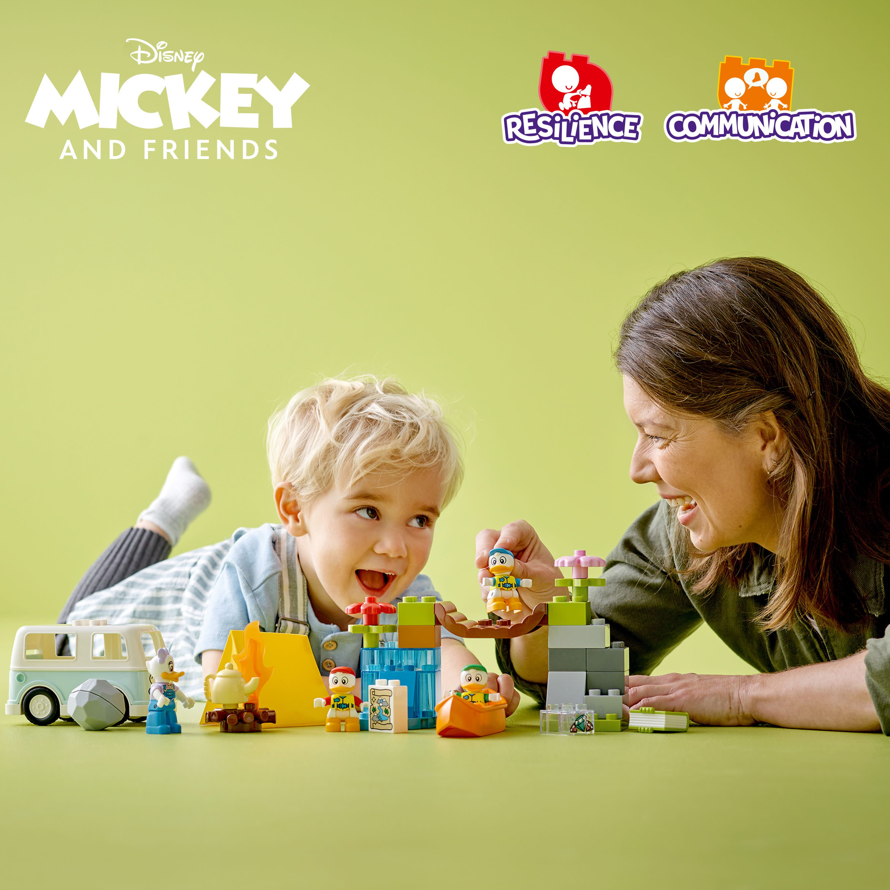 LEGO DUPLO Disney Mickey and Friends Camping Adventure 10997 Toddler Building Toy Set T877185
