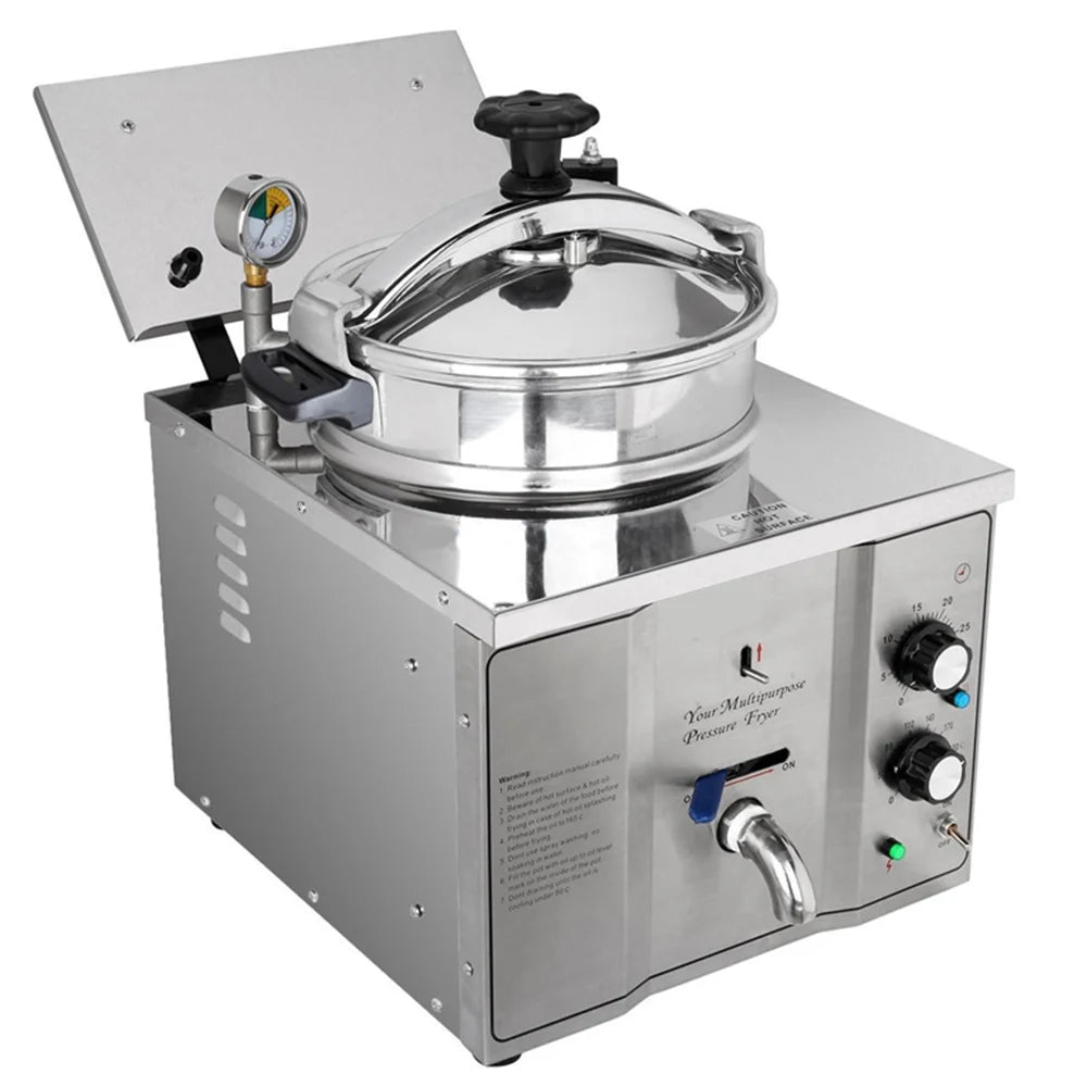 16L Electric High Pressure Stainless Steel Fried Chicken Stove S434