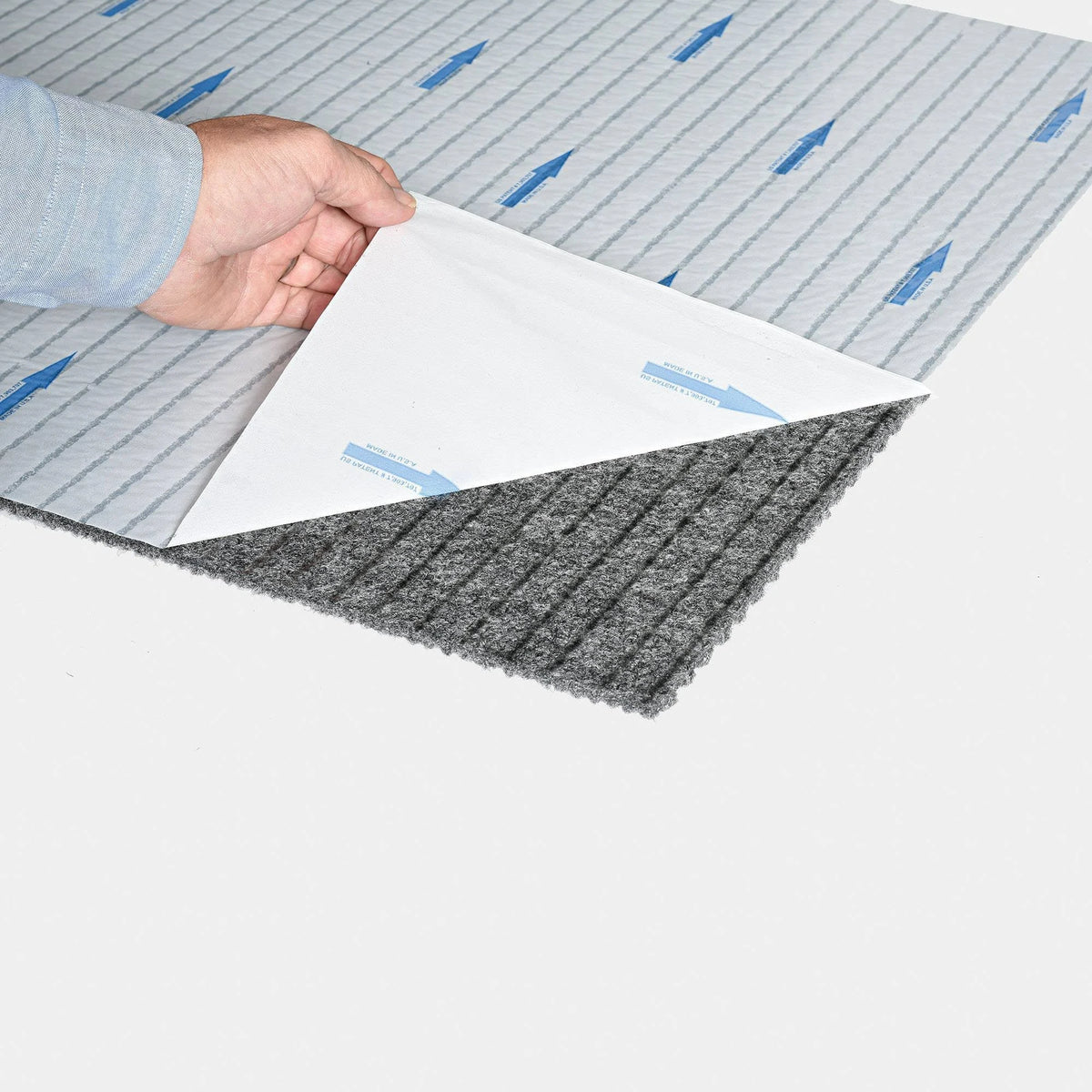 Ivory Peel and Stick Carpet Tiles (15 Tiles/Case) V79472