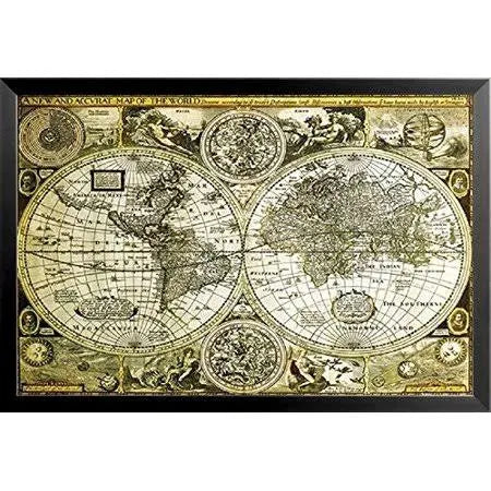 Framed Graphic Art J877