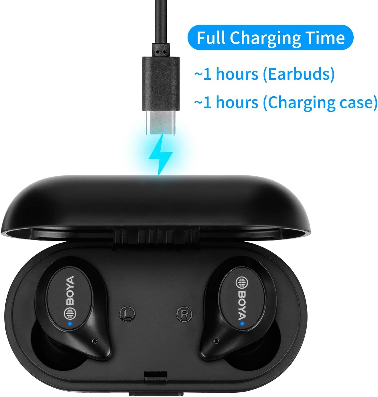 Black Wireless Earbuds Pack of 2 A737