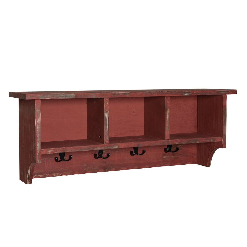 Blue Coat Hook with Storage Cubbies Y8705