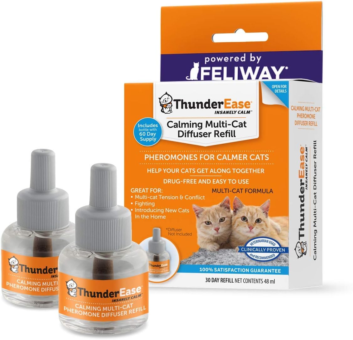 Multicat Calming Pheromone Diffuser Refill, 60 Day Supply, Pack of 2 V463