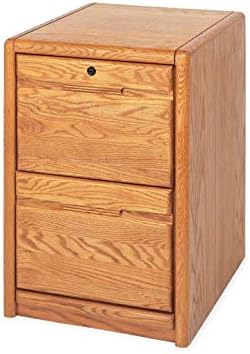 Medium Oak 2 Drawer Wood File Cabinet H77471