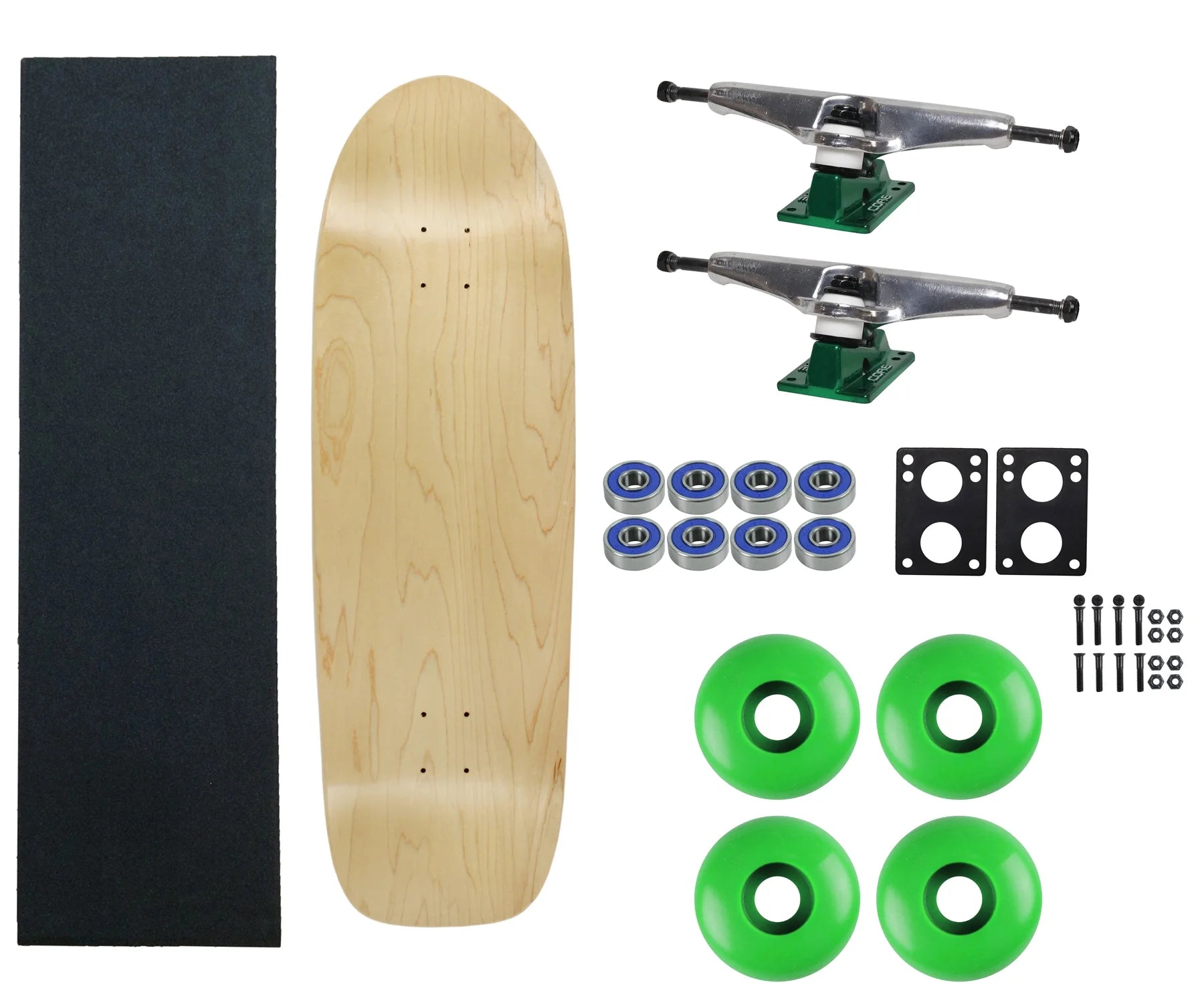 33" Natural Skateboard Complete with Hollow Trucks and 58mm Wheels G441014