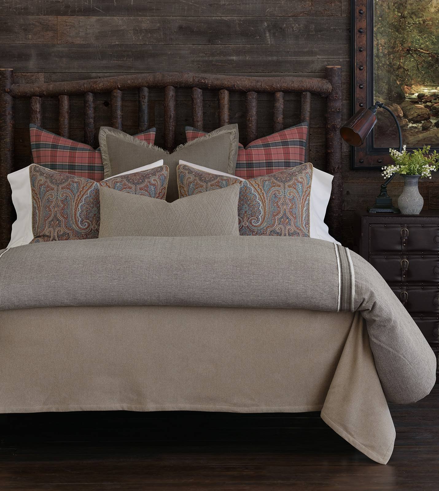 Cal. King Light Gray Duvet Cover T391407