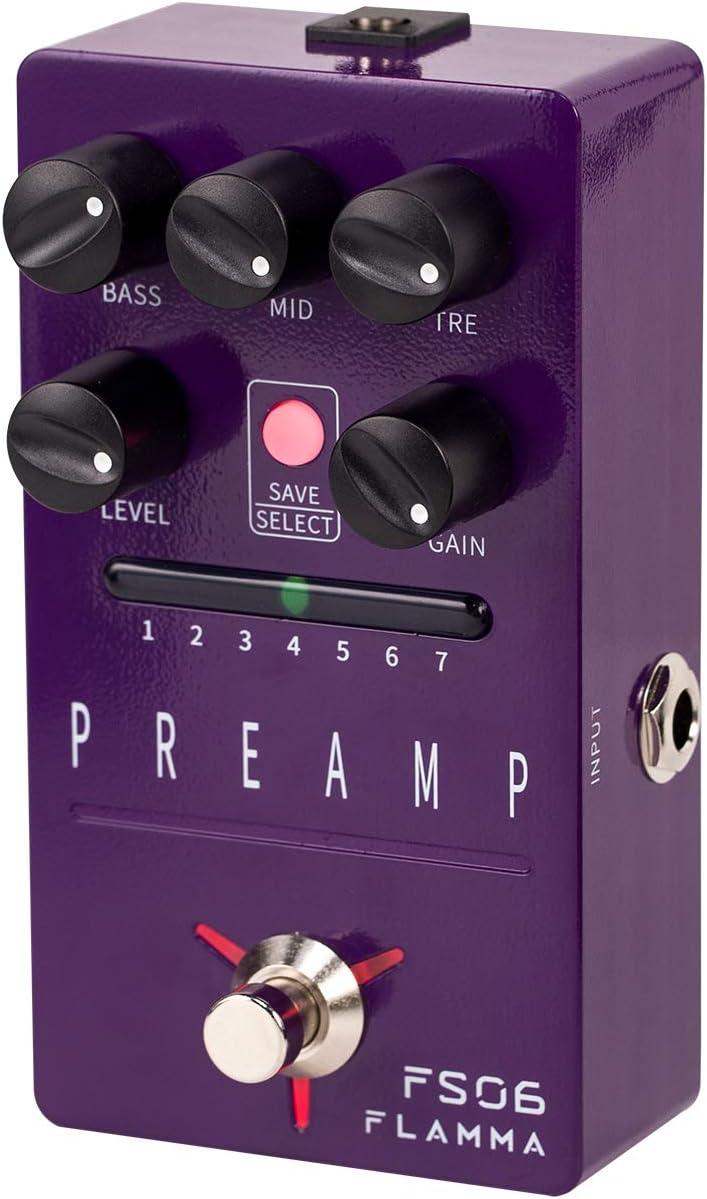 7 Storable Preset Slots Reverb Guitar Pedal S299710
