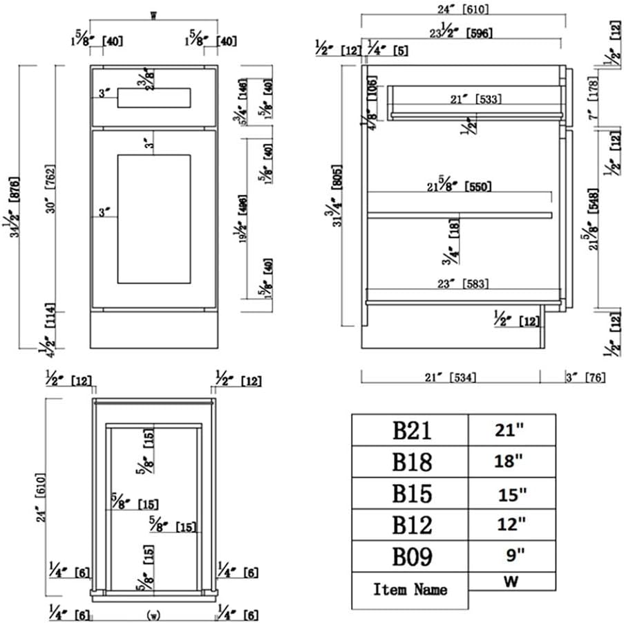 Espresso Shaker 18-Inch Base Cabinet I180095