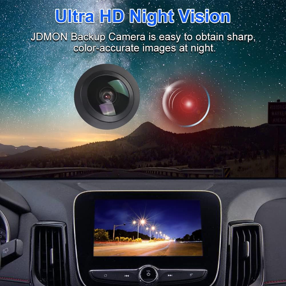 Rear View Backup Reverse Camera for Honda Accord Sedan 2014 2015 2016 2017 Pack of 2 K281453