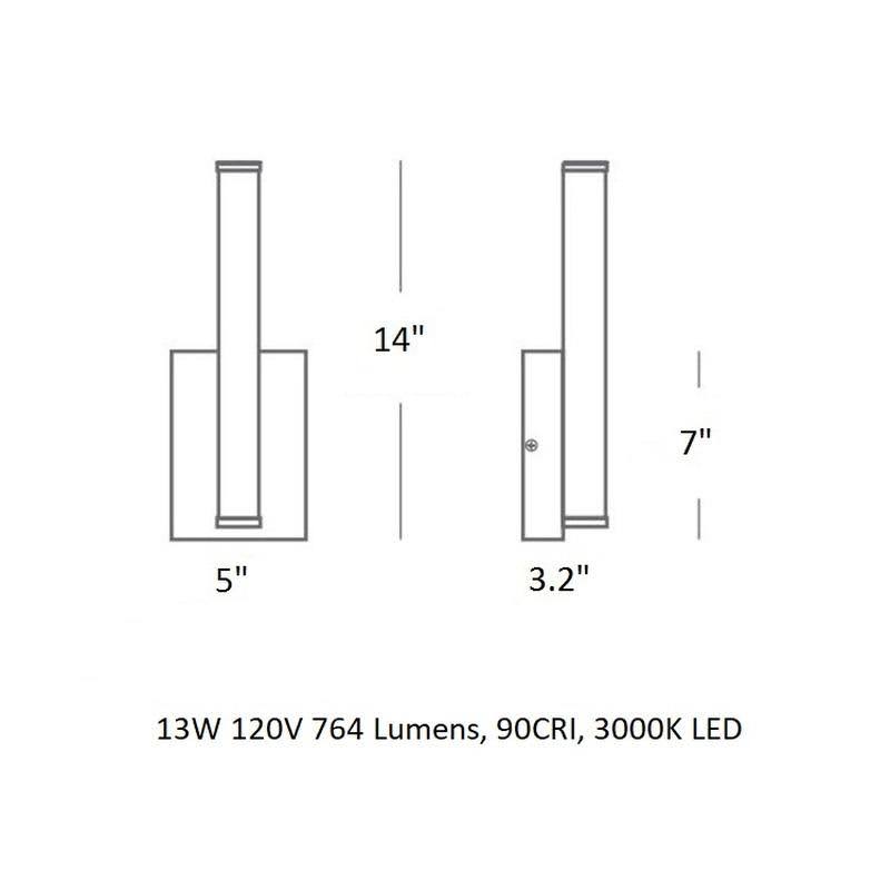 Round Wall Satin Nickel Light P182451