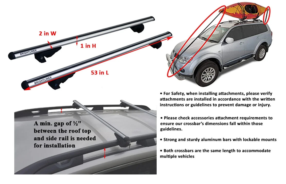 Roof Rack Crossbars E395