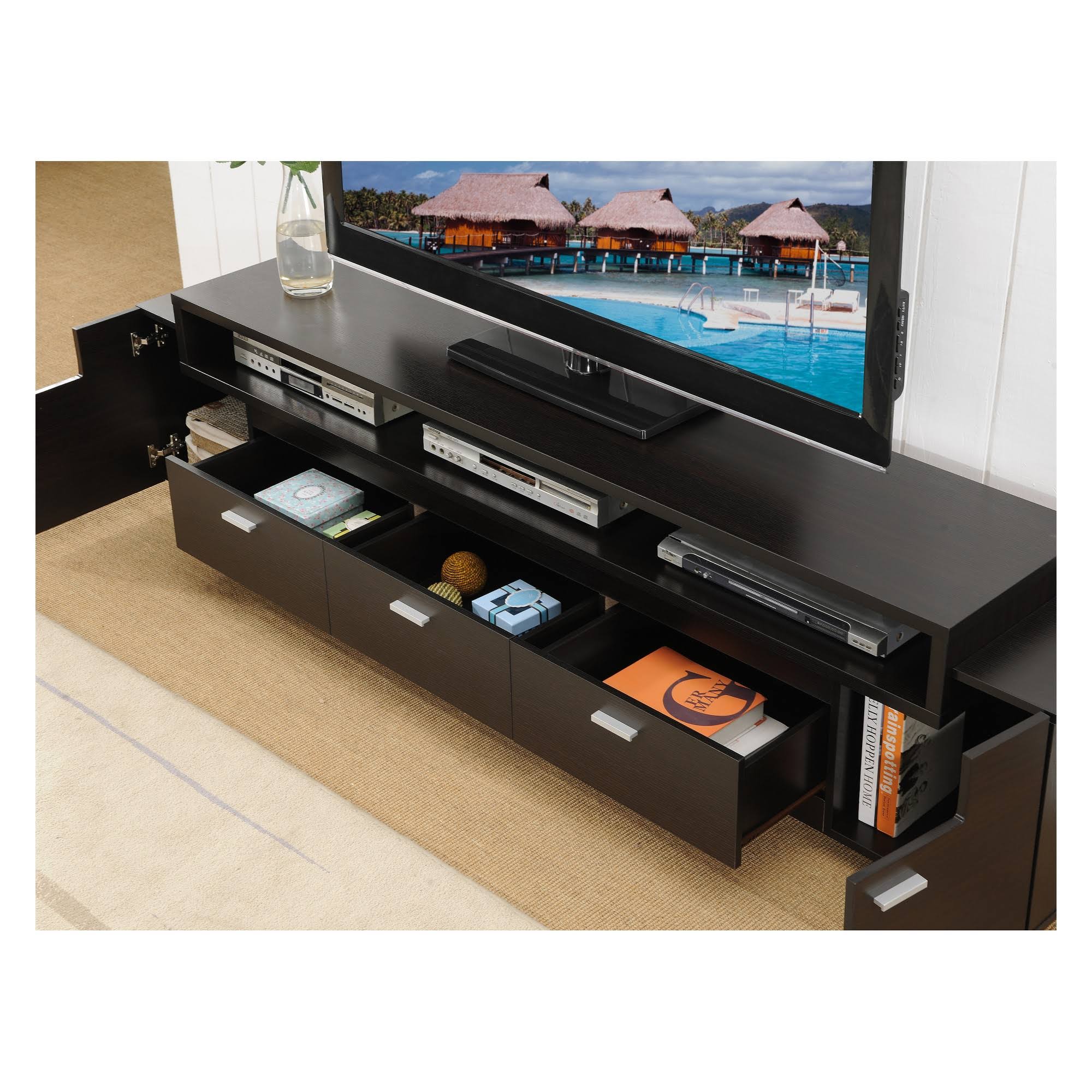 Dark Cappuccino Entertainment TV Stand G117