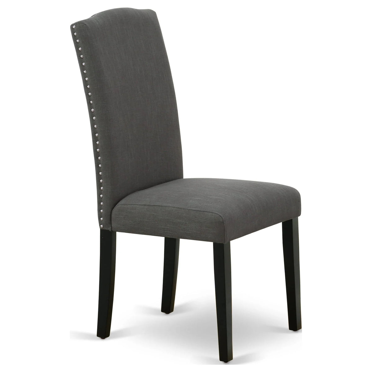 5-piece Wood Dining Set in Black/Dark Gotham Gray E730