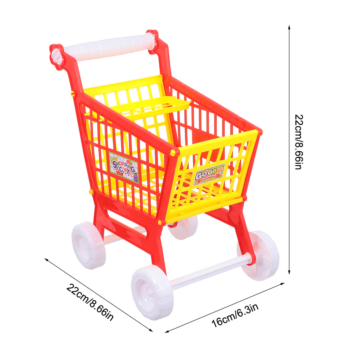 Red Kid Shopping Cart Plaything Q735