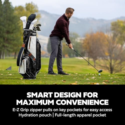 14-Way Golf Stand Bag with Full-Length Pockets and Adjustable Straps M72669