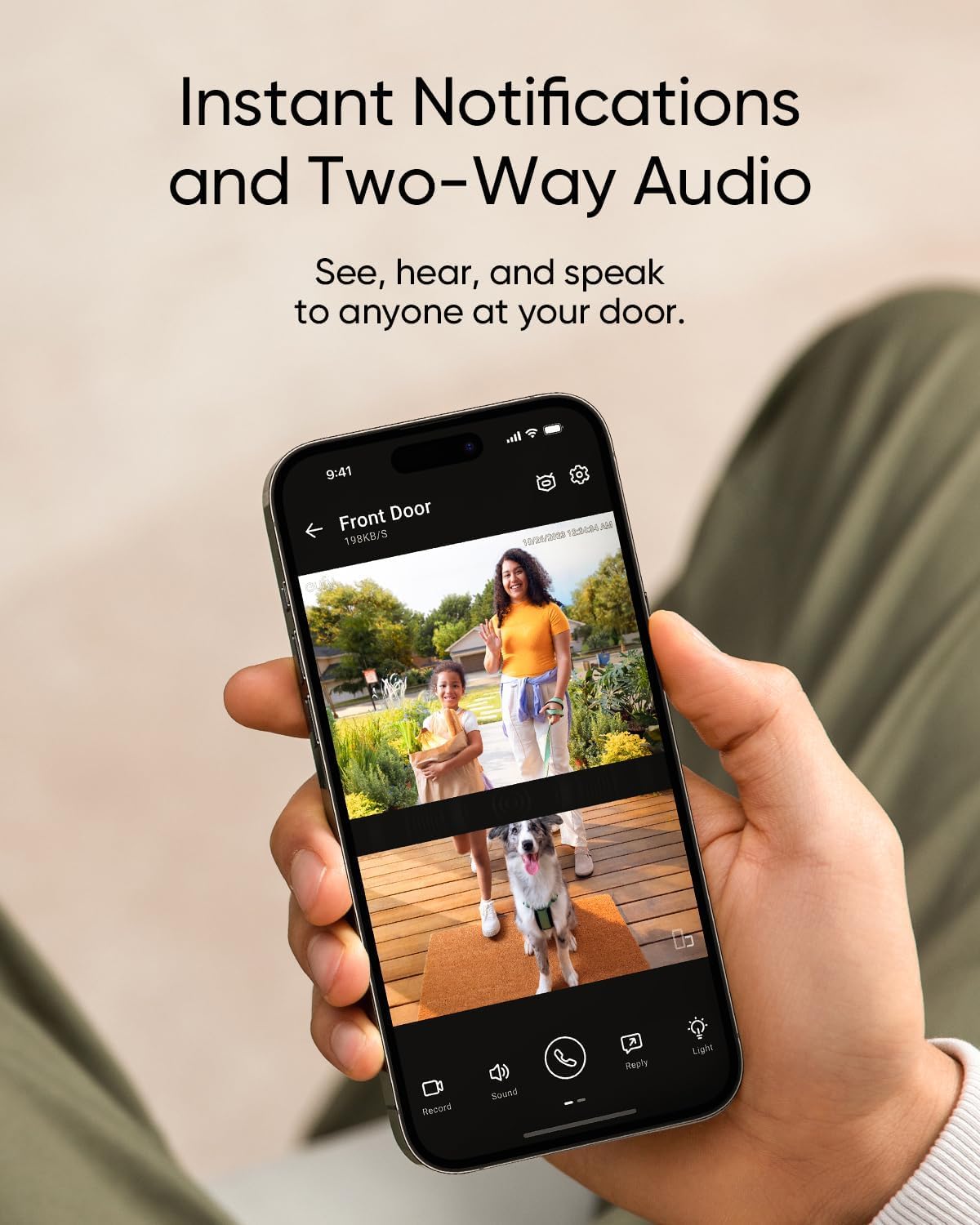 Dual Cameras 2K Full HD Video Doorbell X91667