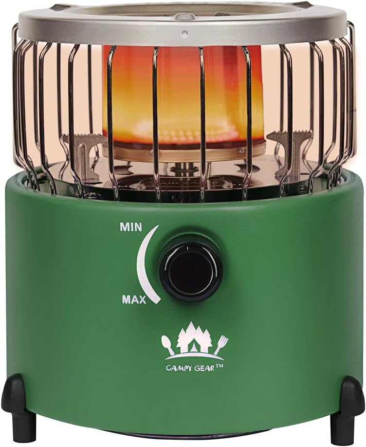 2 in 1 Portable Propane Heater & Stove, Navy Blue C802