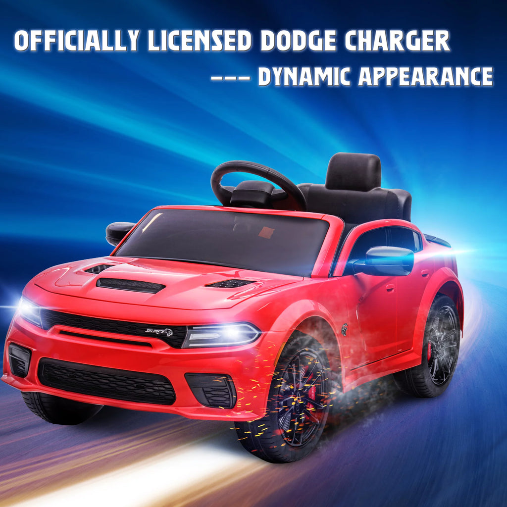Red 12V Battery Powered Ride On Car with Parent Remote Control W131