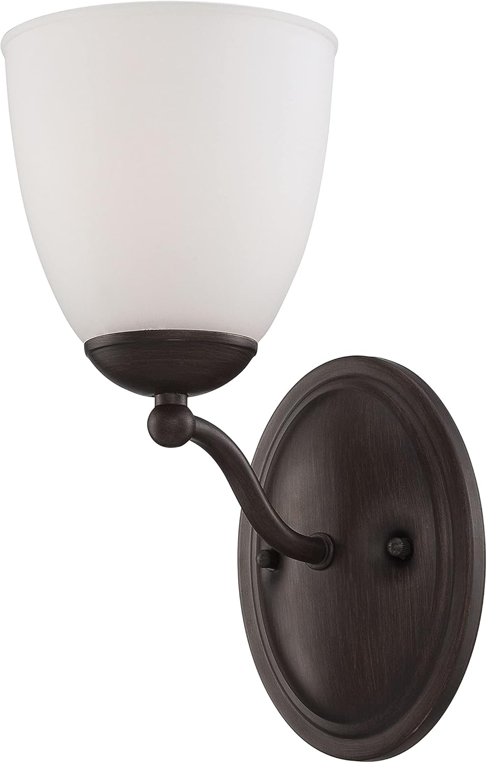 Three Light Vanity Frosted Glass Brushed Nickel Fixture D66548
