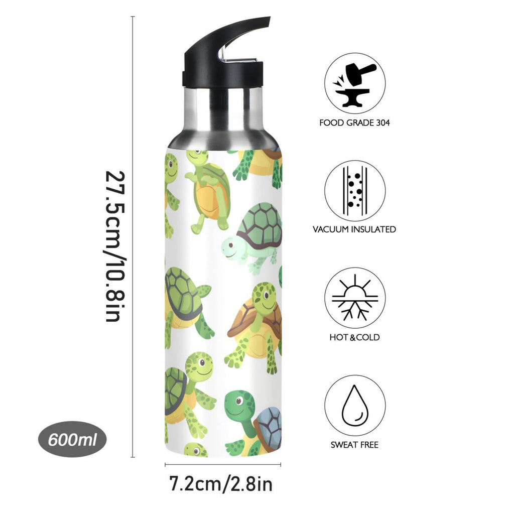 Insulated Stainless Steel Water Bottle with Straw Lid 20 oz G537193