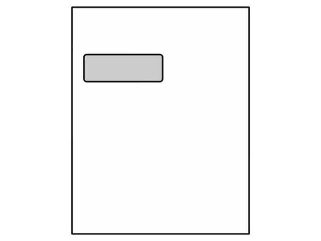 White 28# Poly Window Catalog Envelopes, 9 x 11-1/2 inch, Box of 500 G629034