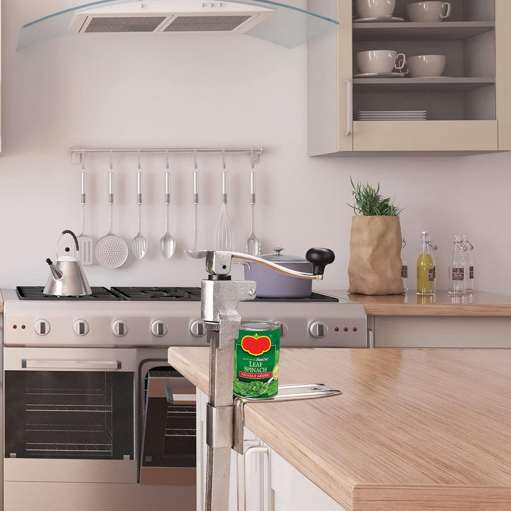 Commercial Manual Table Can Opener with Plated Steel Base Z67401