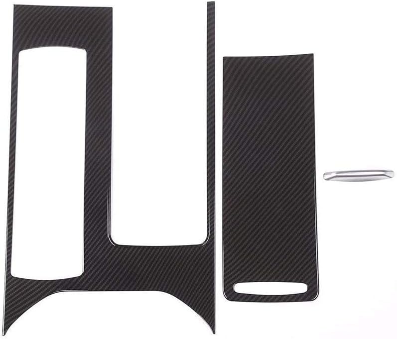 Carbon Fiber Style ABS Plastic Center Console Panel Cover Trim T74020