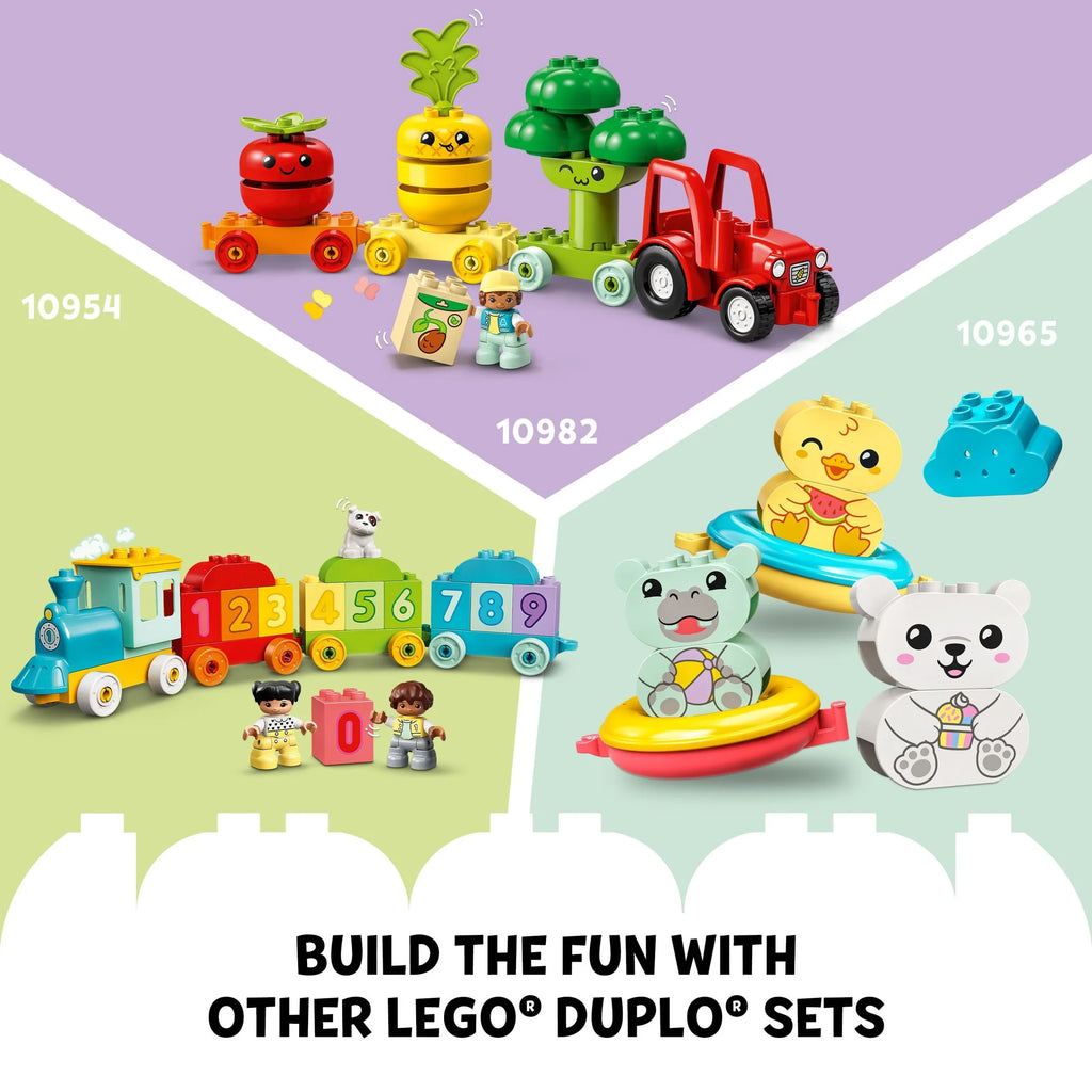 LEGO DUPLO My First Animal Train Building Set and Horse Toy, Educational Toy for Toddlers Ages 1-3 with 4 Animal Figures, Creative Nature Toy Birthday Gift for Animal Loving Preschoolers, 10412 K405